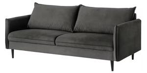 Тъмносив кадифен диван 203 cm Juli – Ropez