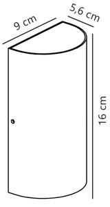 Nordlux - LED Екстериорен аплик ROLD LED/10,5W/230V IP54 кремав