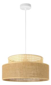 Пендел BOHO 1xE27/60W/230V Ø 40 см ратан