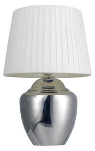 Настолна лампа 1xE27/25W/230V лъскав хром