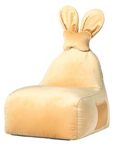 Жълт детски пуф Funny Bunny – The Brooklyn Kids