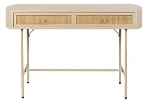 Бежова конзолна маса 40x120 cm Amaya – White Label