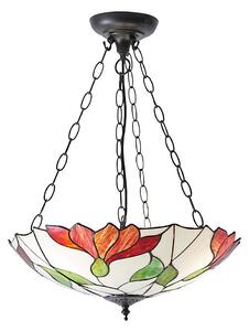 Endon 70946 - Полилей на верига Tiffany BOTANICA 3xE27/60W/230V пр. 45 cm
