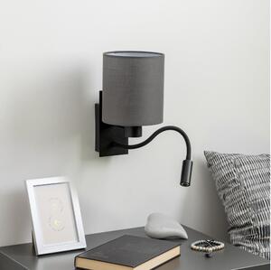Brilagi - LED Аплик NUBILA 1xE27/25W/230V + LED/3W черен/антрацит