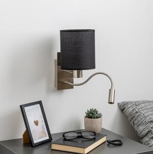 Brilagi - LED Аплик NUBILA 1xE27/25W/230V + LED/3W хром/черен