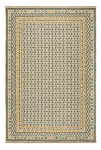 Зелен килим със смес от юта 120x170 cm Mara Jute Border – Flair Rugs