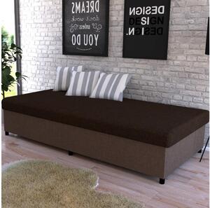 Тапицирано легло с ракла CORY 80x200 кафяво