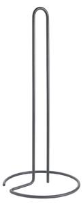 Матово черна стоманена стойка за кухненска хартия ø 14 cm Lava – Metaltex