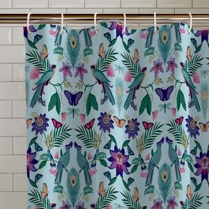 Завеса за душ 180x180 cm Mya Tropical Bird – Catherine Lansfield