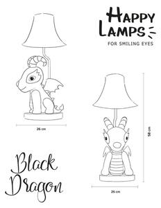 Happy Lamps - LED детска настолна лампа DRAGON LED/5,4W/230V дракон