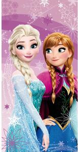 Памучна детска кърпа 70x140 cm Frozen "Pink-purple" – Jerry Fabrics