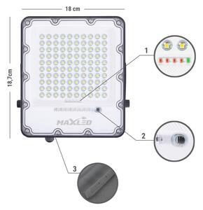 LED Соларен прожектор LED/50W/3,2V 4500K IP65 + дистанционно управление