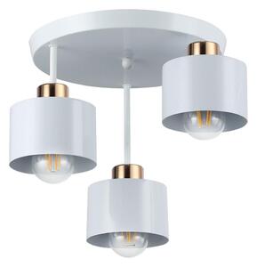 Висящ полилей 3xE27/35W/230V Ø 30 см бял/златист