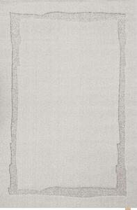 Светлосив вълнен килим 160x230 cm Morphic Rocca – Agnella