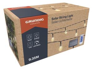 Grundig - LED соларен верижен светлинен 50xLED/8 функции 9,35м IP44 топло бяло+D