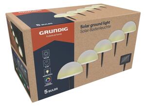 Grundig - К-кт 5x LED RGBW Соларна лампа LED/3,2V IP44