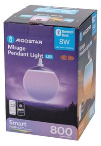 Aigostar - LED RGBW Димируем пендел MESH LED/8W/230V + д.у