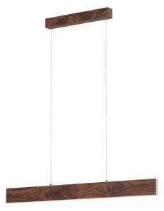 Eglo 39346 - LED висяща лампа с кабел CLIMENE LED/17W/230V + LED/4,2W орех