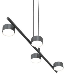 Пендел SORA 4xGX53/12W/230V черен