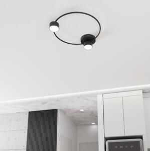 Плафон LUCIO 2xGX53/12W/230V черен