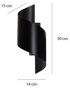 Аплик SPINER 1xG9/8W/230V черен