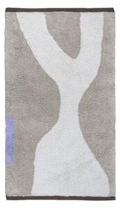 Бяло-бежов памучен килим подходящ за пране 50x80 cm Figura – Mette Ditmer Denmark
