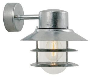 Nordlux - Екстериорен аплик BLOKHUS 1xE27/60W/230V IP54 сребрист