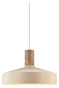 Nordlux - Пендел ELVAS 1xE27/60W/230V Ø 37,5 см бежов
