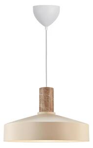 Nordlux - Пендел ELVAS 1xE27/60W/230V Ø 37,5 см бежов