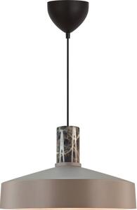 Nordlux - Пендел ELVAS 1xE27/60W/230V Ø 37,5 см кафяв