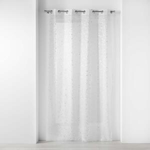 Бяло-сребриста завеса от воал 140x240 cm Floressia – douceur d'intérieur