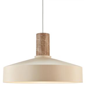 Nordlux - Пендел ELVAS 1xE27/60W/230V Ø 37,5 см бежов