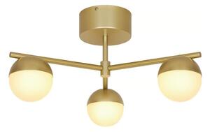 Nordlux - Полилей за повърхностен монтаж CONTINA 3xG9/5W/230V месинг