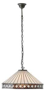 Endon 64147 - Люстра на верига Tiffany FARGO 1xE27/60W/230V Ø 50 см