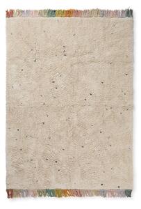 Кремав ръчно изработен памучен детски килим подходящ за пране 120x160 cm Stardust – Lorena Canals