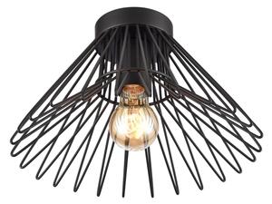 ONLI - Плафон DUCCIO 1xE27/22W/230V Ø 30 см черен