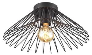 ONLI - Плафон DUCCIO 1xE27/22W/230V Ø 60 см черен