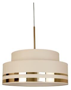 Пендел TAMI 1xE27/60W/230V Ø 40 см бежов/златист