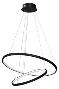 LED Пендел HOOP LED/51W/230V Ø 60 см 4000K черен