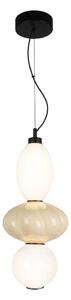 LED Пендел ASCOLI LED/18W/230V Ø 20 см бежов