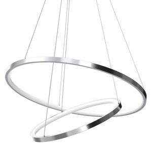 LED Пендел HOOP LED/51W/230V Ø 60 см 4000K лъскав хром