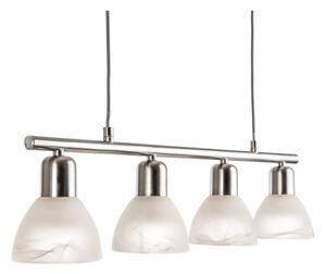 LED Пендел DAYTONA 4xE14/5W/230V 3000K лъскав хром