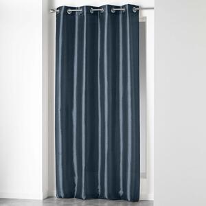 Тъмносиньо перде от микросатен 140x240 cm Shana – douceur d'intérieur