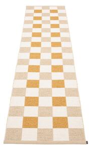 Пътека за открито и закрито в цвят жълта охра и бежова 70x300 cm Pix Vanilla Ochre – Pappelina