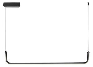 LED Пендел LED/12W/230V 4000K 90 см черен