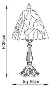 Endon 63963 - Настолна лампа Tiffany BOTANICA 1xE14/40W/230V Ø 16 см