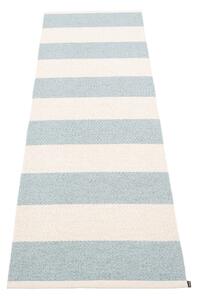 Светлосиня и кремава пътека за открито и закрито 70x225 cm Bob Blue Fog – Pappelina
