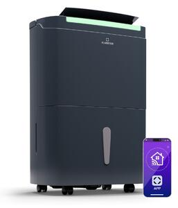 Klarstein DryFy Connect 50 Smart, обезвлажнител, WiFi, компресия, 50 литра/ 24 часа, 45-55 м²