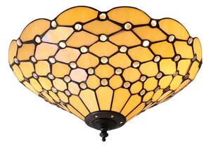 Endon 70242 - Плафон Tiffany PEARL 2xE27/60W/230V пр. 37 см