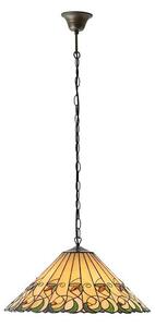 Endon 64194 - Полилей с верига Tiffany JAMELIA 3xE27/60W/230V, Ø 50 см